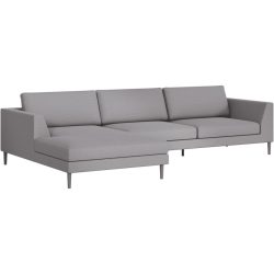 Ecksofa Domino Beige/Grau Stoff 310 cm 181 cm - Farbe: grau/beige - Möbel Konfigurator: Traummöbel individuell zusammenstellen - Ecksofa