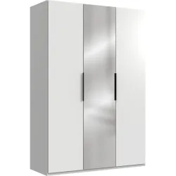 Kleiderschrank Sanko Weiss Holz 150 cm 58 cm 216 cm - Material: Holzwerkstoff - Kleiderschrank