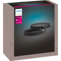 Philips Hue Hue Perifo Verlängerungskabel und Baldachin schwarz - Material: Kunststoff - Verlängerungskabel