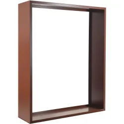 Nouvel Kaminholzregal Nova 150 XL, Stahl, Rost-Look, 150 x 120 x 35 cm