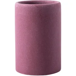Zahnbecher Romy Rot Naturstein 7 cm 10 cm - Material: Marmor - Zahnbecher