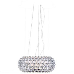 Foscarini Pendellampe Caboche Transparent Kunststoff 50 cm 20 cm - LED - Lichtfarbe: Extra warmweiss - Pendellampe- LED Energiesparlampe