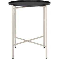Beistelltisch Kim Schwarz Metall 40 cm - Beistelltisch