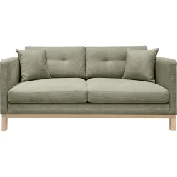 Sofa Woody Beige Stoff 174 cm 89 cm - Farbe: Mushroom - Sofa