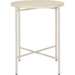 Beistelltisch Kim Beige Stein 40 cm - Beistelltisch