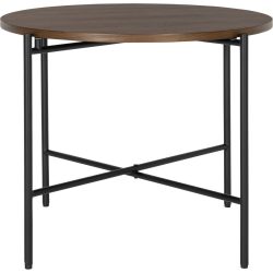 Beistelltisch Kim Braun MDF 50 cm - Farbe: Walnuss - Beistelltisch