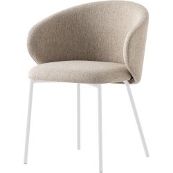 CONNUBIA Stuhl Tuka Grau Polyester 55 cm - Stuhl