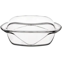 Auflaufform Chef Table Transparent Glas 25 cm - Auflaufform