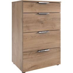 Kommode Sanko Braun Holzwerkstoff 54 cm 41 cm - Farbe: Plankeneiche - Kommode