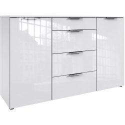 Kommode Sanko Weiss Holzwerkstoff 135 cm 41 cm - Kommode