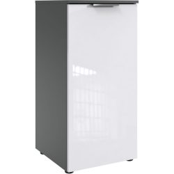 Kommode Sanko Weiss Holzwerkstoff 41 cm 41 cm - Farbe: Weiss/graphit - Kommode