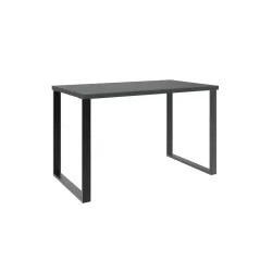 Tisch Zain Grau Holzwerkstoff 120 cm - Farbe: graphit - Tisch