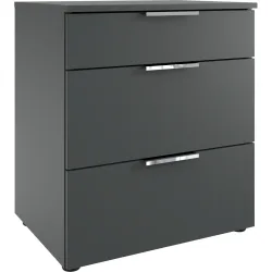Kommode Sanko Grau Holzwerkstoff 54 cm 41 cm - Farbe: graphit - Kommode
