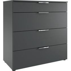 Kommode Sanko Grau Holzwerkstoff 81 cm 41 cm - Farbe: graphit - Kommode
