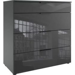 Kommode Sanko Grau Holzwerkstoff 81 cm 41 cm - Farbe: graphit - Kommode