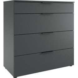 Kommode Sanko Grau Holzwerkstoff 81 cm 41 cm - Farbe: graphit - Kommode