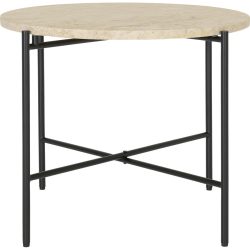 Beistelltisch Kim Beige Stein 60 cm - Beistelltisch