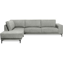 Ecksofa Marjorie Grau Stoff 289 cm 210 cm - Ecksofa