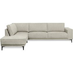 Ecksofa Marjorie Beige Stoff 289 cm 210 cm - Farbe: Natural - Ecksofa