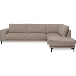 Ecksofa Marjorie Braun Stoff 289 cm 210 cm - Farbe: braun warm - Ecksofa