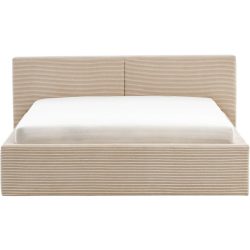 Bett Lois Beige Polyester 140 x 200 cm - Bett