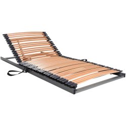 Einlegerahmen mit Motor Motor Braun Holz 80 x 200 cm - Farbe: Holzfarben - Einlegerahmen mit Motor