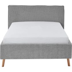 Bett Lina Blau Polyester 140 x 200 cm - Farbe: Blue fog - Bett