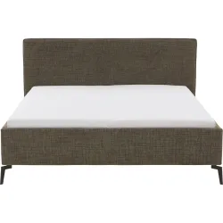 Bett Lina Grün Polyester 180 x 200 cm - Farbe: Moss green - Bett