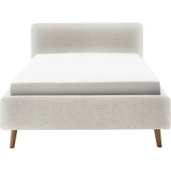 Bett Senja Beige Polyester 140 x 200 cm - Bett
