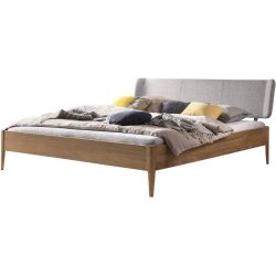 Hasena Bett Castello Braun Holz 180 x 210 cm - Farbe: eiche - Material: Wildeiche - Bett
