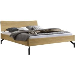 Hasena Bett Castello Braun Holz/Metall 180 x 200 cm - Farbe: natur - Material: Eiche - Bett