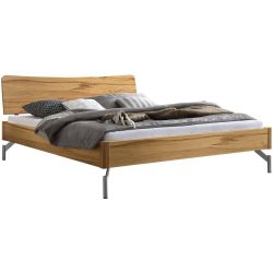 Hasena Bett Castello Braun Holz/Aluminium 180 x 200 cm - Farbe: natur - Material: Buche - Bett