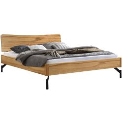 Hasena Bett Castello Braun Holz/Metall 140 x 210 cm - Farbe: natur - Material: Buche - Bett