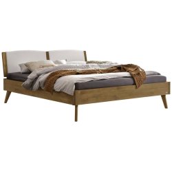 Hasena Bett Castello Braun Holz 160 x 200 cm - Farbe: Wildeiche - Bett