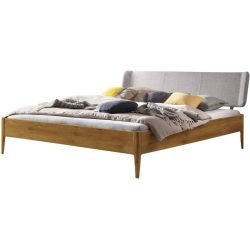 Hasena Bett Castello Braun Holz 140 x 210 cm - Farbe: Wildeiche - Bett