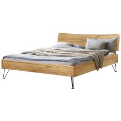 Hasena Bett Castello Braun Holz 180 x 210 cm - Farbe: Wildbuche - Bett