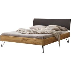 Hasena Bett Castello Braun Holz 160 x 200 cm - Farbe: Wildbuche - Bett