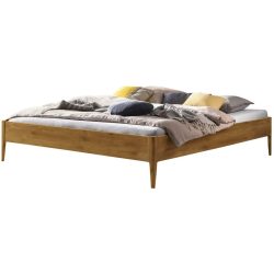 Hasena Bett Castello Braun Holz 180 x 200 cm - Farbe: natur - Material: Wildeiche - Bett