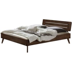 Hasena Bett Castello Braun Holz 180 x 210 cm - Farbe: natur - Material: Nussbaum - Bett