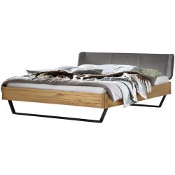 Hasena Bett Castello Braun Holz 140 x 200 cm - Farbe: Wildbuche - Bett