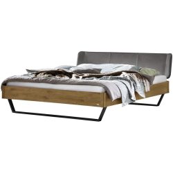 Hasena Bett Castello Braun Holz 160 x 200 cm - Farbe: Wildeiche - Bett