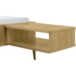 Hasena Nachttisch Castello Braun Holz 48 cm - Farbe: Eiche hell - Material: Eiche massiv - Nachttisch
