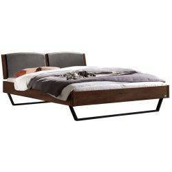 Hasena Bett Castello Braun Holz 160 x 210 cm - Farbe: Nussbaum - Bett