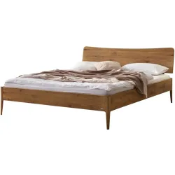 Hasena Bett Castello Braun Holz 180 x 200 cm - Farbe: natur - Material: Wildeiche - Bett