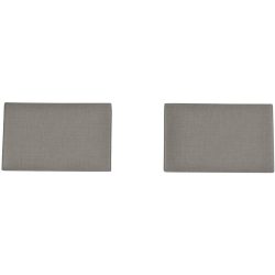 Hasena Felice Grau Metall 55 cm 4 cm - Kissen-Set