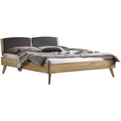 Hasena Bett Castello Braun Holz 160 x 200 cm - Farbe: Wildbuche - Bett