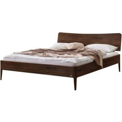 Hasena Bett Castello Braun Holz 160 x 210 cm - Farbe: natur - Material: Nussbaum - Bett