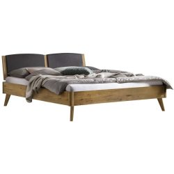 Hasena Bett Castello Braun Holz 180 x 200 cm - Farbe: Wildeiche - Bett