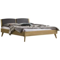 Hasena Bett Castello Braun Holz 180 x 200 cm - Farbe: Eiche hell - Material: Eiche massiv - Bett