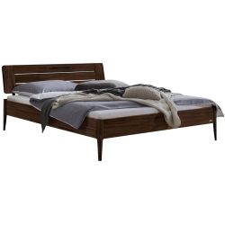 Hasena Bett Castello Braun Holz 160 x 210 cm - Farbe: natur - Material: Nussbaum - Bett